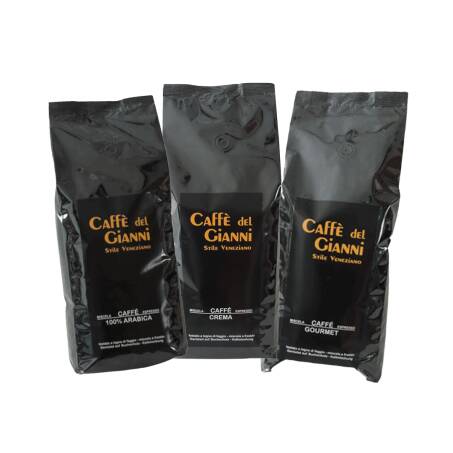 3 Sorten 'Gianni' Spezialitäten Kaffee - Bundle 3x1kg - Kaffeestudio.at