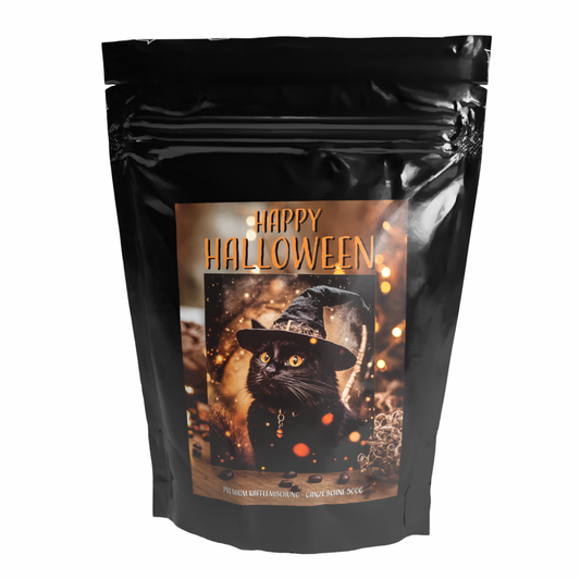 Geschenk Kaffee 'HAPPY HALLOWEEN Motiv 5' - Premium Kaffeebohnen