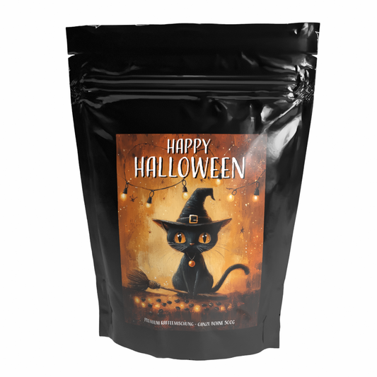 Geschenk Kaffee 'HAPPY HALLOWEEN Motiv 6' - Premium Kaffeebohnen