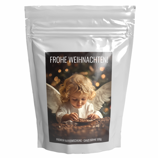 Geschenk Kaffee Weihnachten 'CHRISTKIND' - Premium Kaffeebohnen