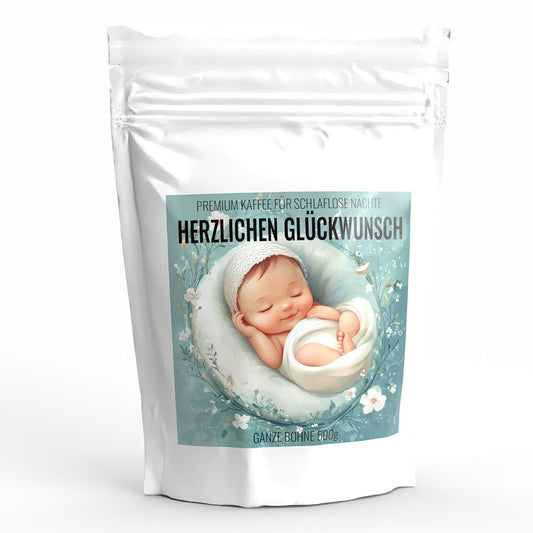 Geschenk Kaffee 'BABY BOY' - Premium Kaffeebohnen - Kaffeestudio.at