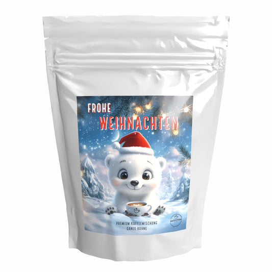 Geschenk Kaffee Weihnachten 'XMAS WHITE' - Premium Kaffeebohnen - Kaffeestudio.at