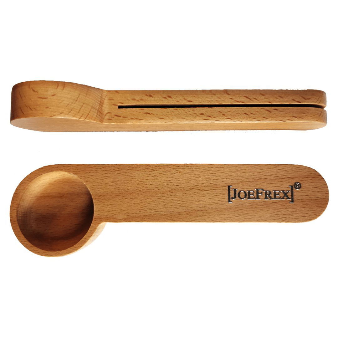 Kaffee Maßlöffel 7g Holz mit Clip - Kaffeestudio Shop