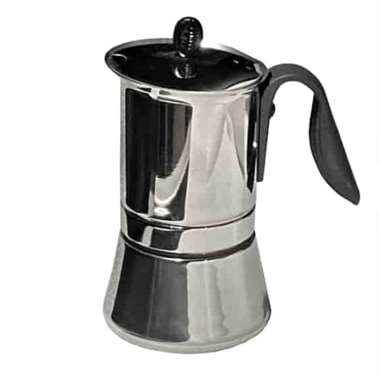 Mokkakanne Induktion Edelstahl 4/6 Tassen - Kaffeestudio Shop